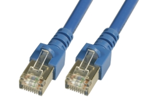 CAT5e Netzwerkkabel SF/UTP, PVC, RJ45, 2.5Gbit, 20.0m, blau 