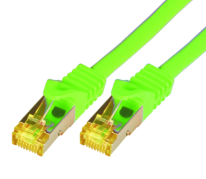 CAT7 raw cable S/FTP, PIMF, LSZH, RJ45, 10Gbit, 2m, green 