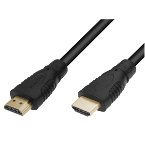 High Speed HDMI Cable w/E, 4K@60Hz, BASIC, 18Gbps, m/m, 3.0m, black 