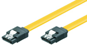 HDD S-ATA Kabel, L-Type, 1.5GBs / 3GBs / 6Gbs, mit Verriegelung, gerade, 0.70m 