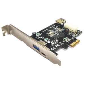 Schnittstellenkarte PCIe USB 3.0, 2x USB-A, 1x USB-C 