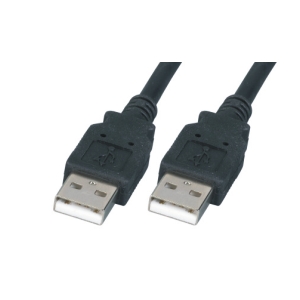 USB 2.0 Anschlusskabel, A-A, Stecker/Stecker, LSZH, 3m 