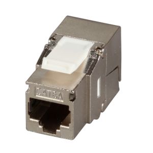 CAT6A Keystone STP, RJ45, 500MHz, components certified, earthing 