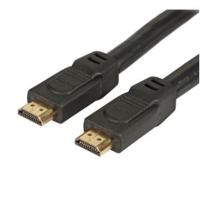 High Speed HDMI Cable w/E, 4K@60Hz, 18Gbps, copper, 0.5m, black 