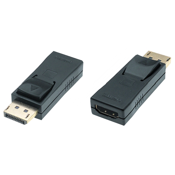 DisplayPort 1.4 zu HDMI High Speed Adapter, 4K@60Hz, St/Bu, schwarz, passiv 