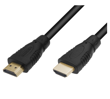 High Speed HDMI Cable w/E, 4K@60Hz, BASIC, 18Gbps, m/m, 1.0m, black 